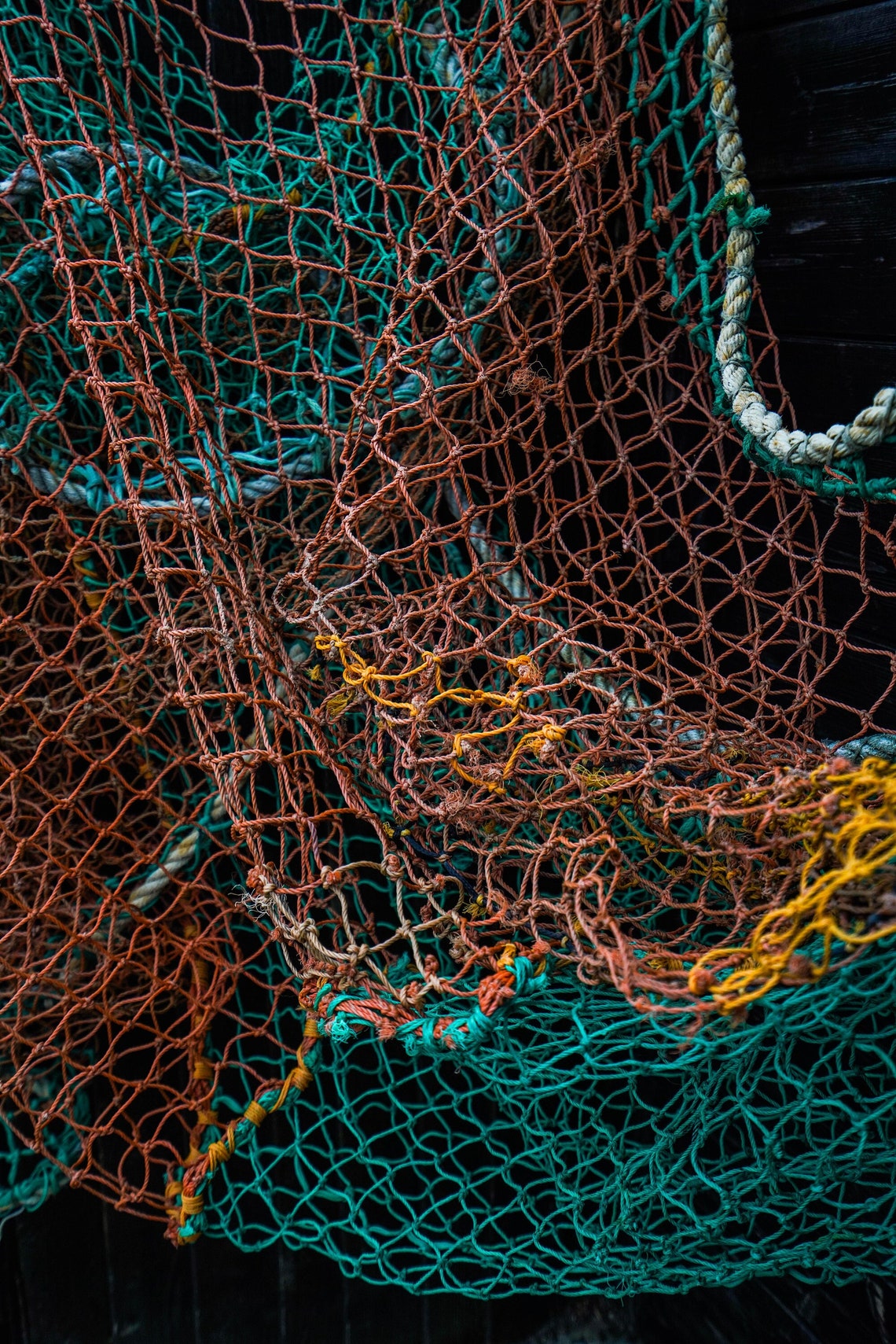 Fish Net Abstract Abstract Fishing Nets Art Print (digital Download) - Etsy