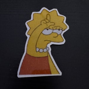 Simpsons L sticker