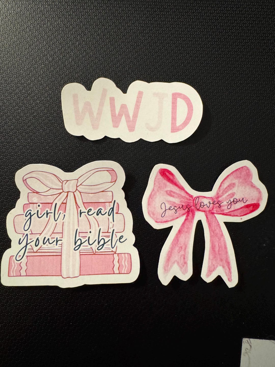 Pink Christian Sticker Set - Etsy