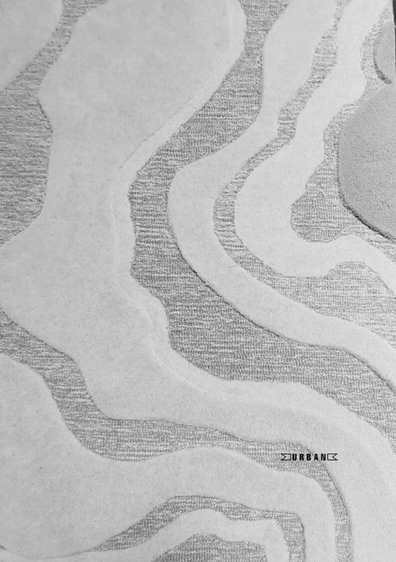 Ivory Beige Color Minimalist Modern Abstract Handmade Textured Etsy