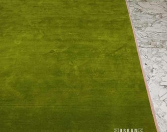 Pink bordered Green color solid Premium wool plush pile Handmade Woolen Tufted Area Rug for Living Room Bedroom  5x8 6x9 8x10 Customizable