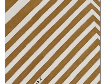 Handmade Woolen Striped Tufted Area Rug, Modern Abstract Design