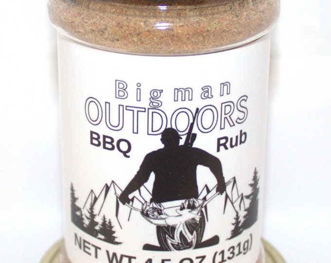 Bigman Outdoors BBQ Rub, Barbecue, BBQ seasonings, Chicken seasoning, Burger rub
