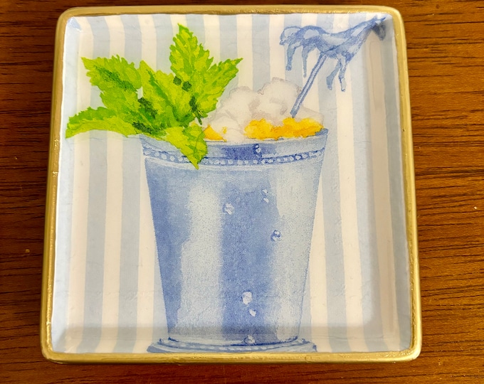 Chinoiserie Blue and White Decorative dish - Jewelry Dish- Cute Gift idea!