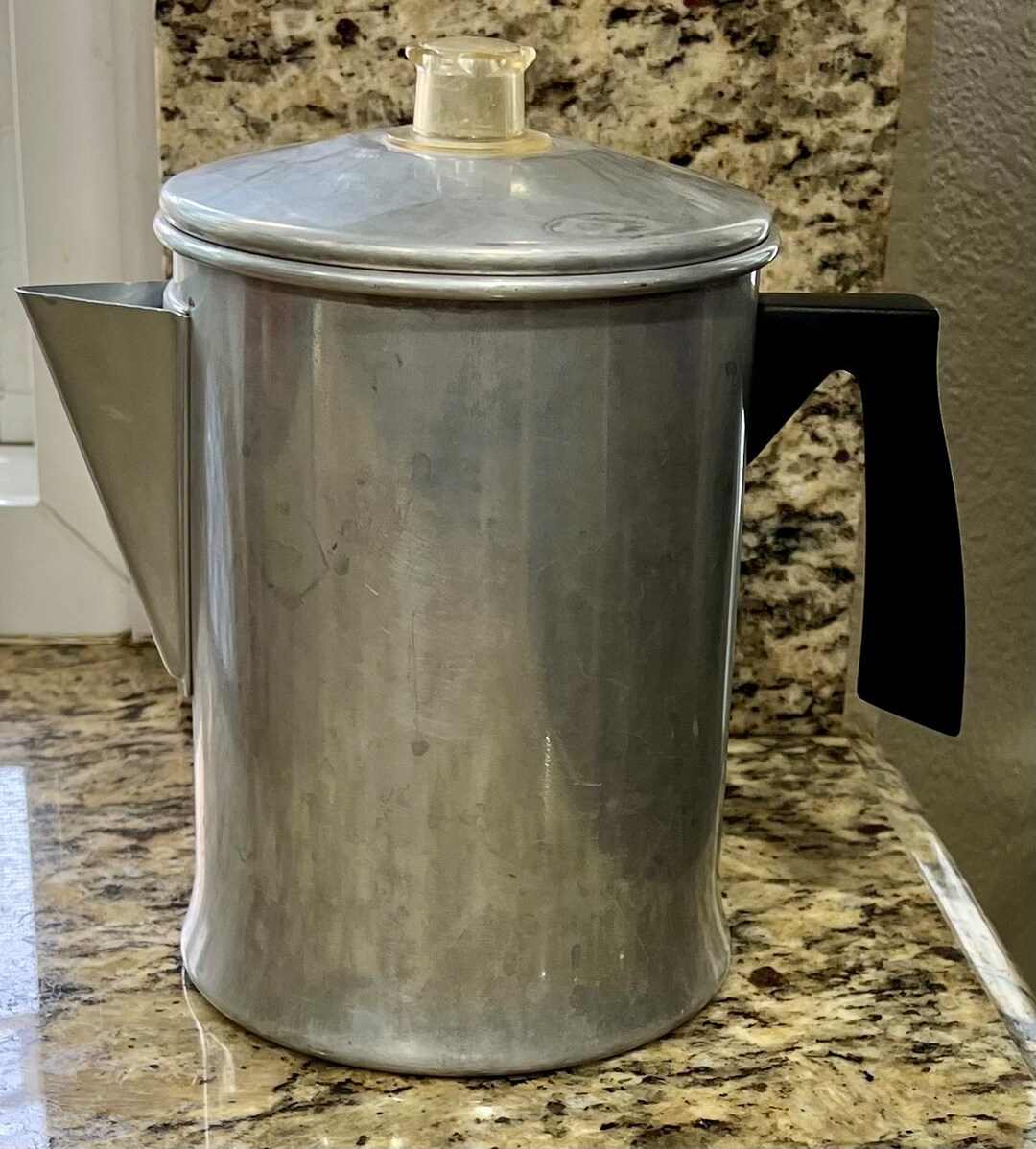 Vtg. Mirro Stovetop Camping Aluminum Coffee Pot/percolator 9cup. Made in USA Etsy