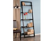 Wooden 5-Tier Display Ladder Shelf, Bookshelf, Bookcase, Plant Flower Stand, Multipurpose Organizer Rack for Home, Living Room, Bedroom