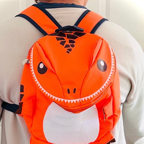 DinoRoar Backpack: Unleash Adventure and Fun! Perfect for School, festivals, and every day use, cute adorable dinosaurs backpack!