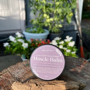 Muscle Balm for Tired, Sore, Aching Muscles