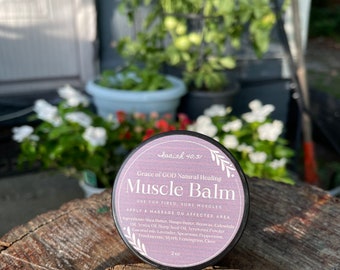 Muscle Balm for Tired, Sore, Aching Muscles