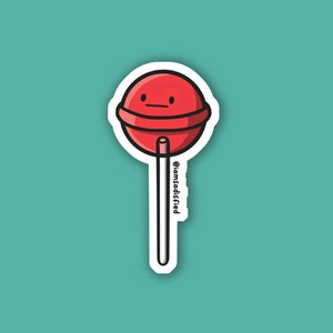 Lollipop Sticker | Laminated Matte Vinyl Sticker | Cute Sticker | Sucker | Candy | Sweets
