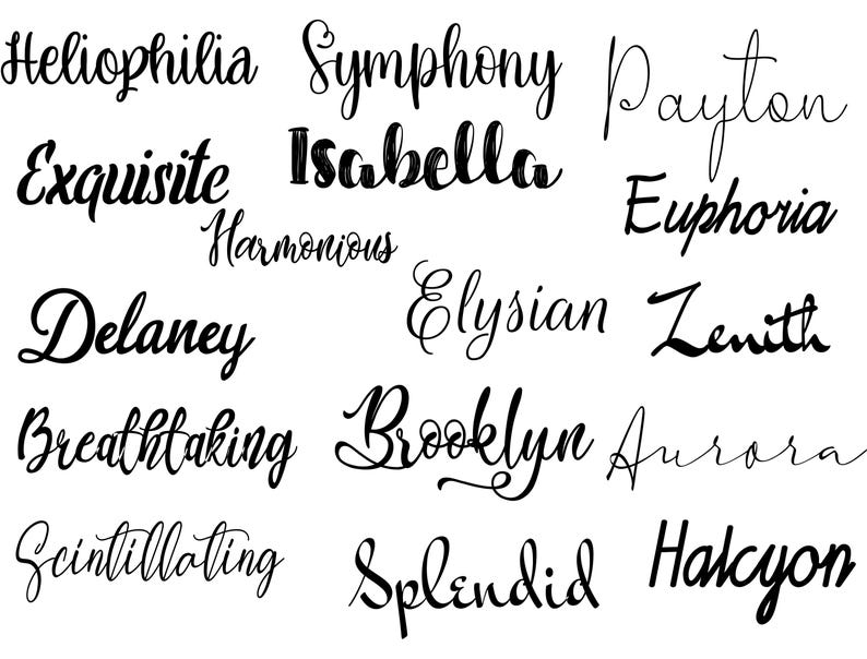 50 Cursive Fonts Bundle (OTF, SVG, TTF) - Ultimate Font Collection - Etsy
