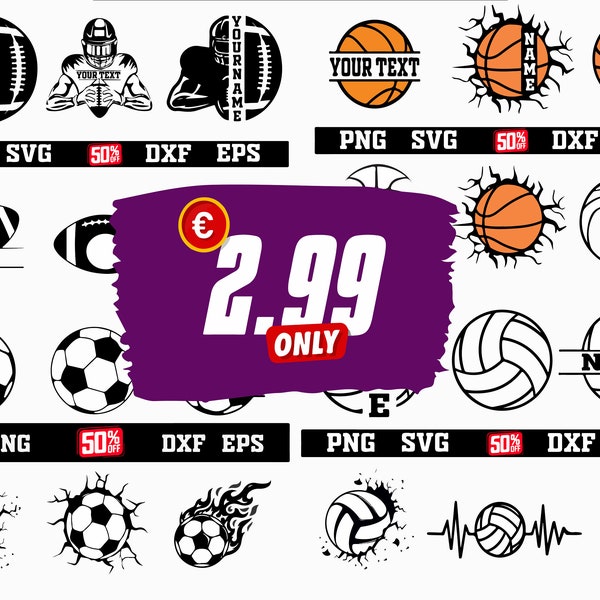 football,soccer,Volleyball,Basketball svg bundle , sport Collections , ,Soccer Ball Svg , Volleyball svg , Basketball svg , football svg