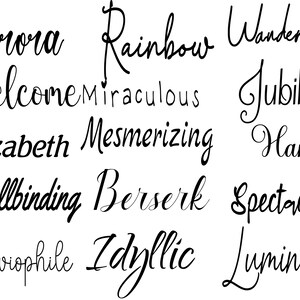 50 Cursive Fonts Bundle (OTF, SVG, TTF) - Ultimate Font Collection - Etsy