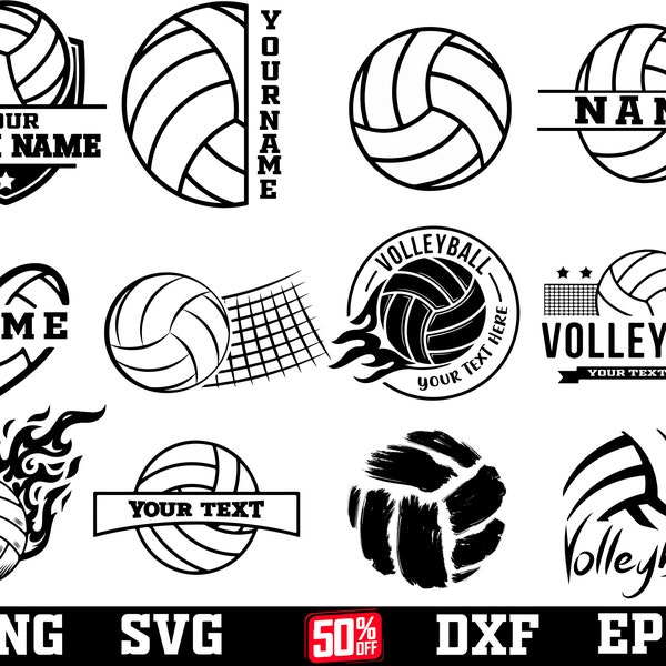 Volleyball svg bundle , volleyball svg png ,Volleyball Team Name SVG , Volleyball Shirt svg , Volleyball Clip Art