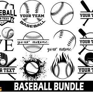 Baseball Svg , baseball bundle svg , baseball shirt svg , baseball cut file , Baseball Monogram Svg