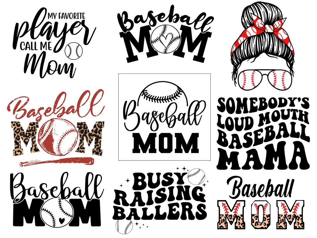 Baseball Mom Svg Bundle , Baseball Mom Png , Baseball Mama Svg