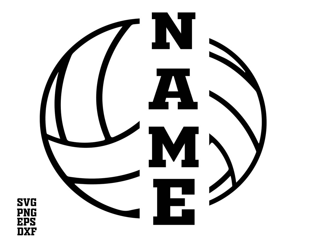 Volleyball Svg , Volleyball Team Name SVG , Volleyball Monogram Svg ...