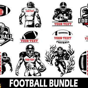American Football Player Svg , Football Bundle SVG , Football name svg, Football Player SVG , football svg , Svg, Dxf ,Png, eps