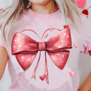 Coquette Bow Heart Png, Valentines Coquette Bow PNG, coquette bow png, valentine coquette png,valentine shirt svg