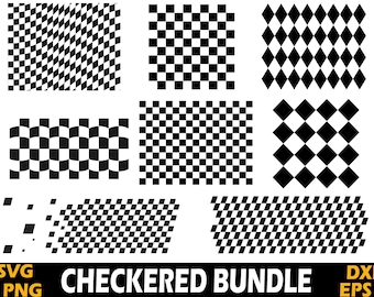 checkered svg bundle , checkered svg png ,  Checkered pattern svg , Instant Download