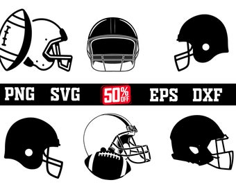 Football Helmet SVG: American Football Cut File (Digital Download)