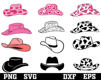 cowboy hat svg bundle , cowgirl hat svg , cowboy hat clipart , western svg
