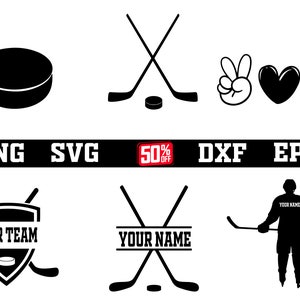 HOCKEY SVG BUNDLE , hockey svg , Hockey Clipart , ice hockey svg , svg files for cricut