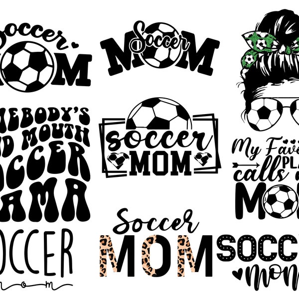 soccer mom svg bundle , soccer mom png , soccer mama svg , soccer mom shirt , soccer clipart