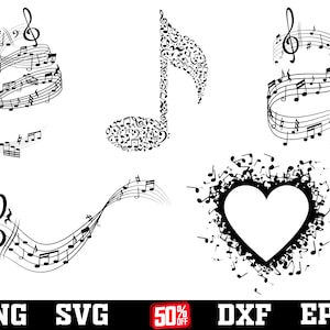 Music Notes SVG bundle , Music Notes SVG , Musical notes svg  , Band SVG