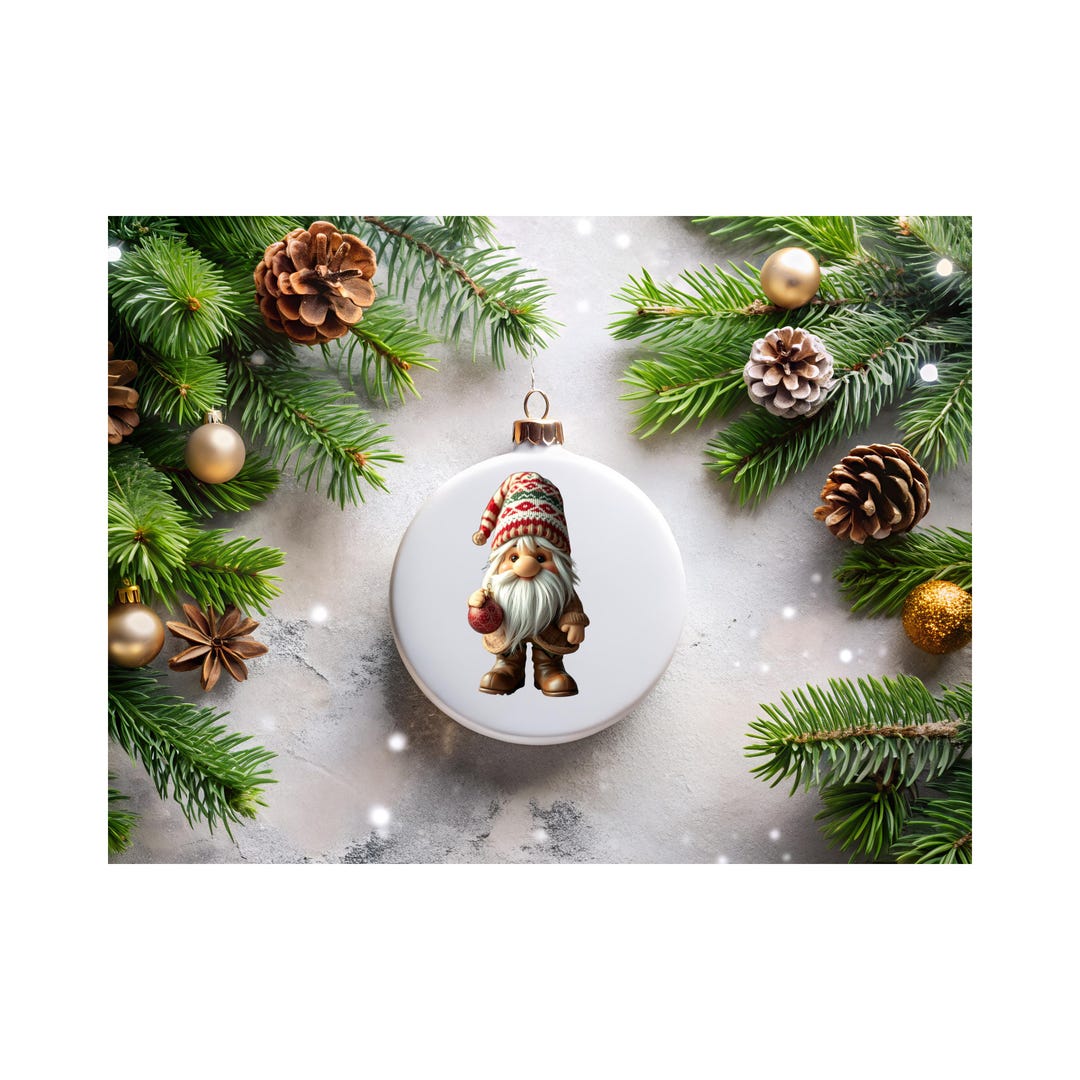 Christmas Gnome SVG Bundle, Laser Cut Holiday Gnome Ornaments & Signs ...