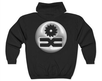 Minimal Techno Hoodie  | Dark Rave Streetwear | DJ & Electronic Music Style | Proxima Records Official