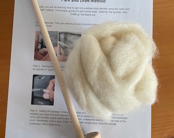 Hand Spinning 101-Drop spindle kit