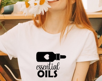 Essential Oils Unisex Tee, Aromatherapy Shirt, Essential Oils Lover Shirt, Organic Oils Lovers Graphic Tee, Essential Oil Accessories