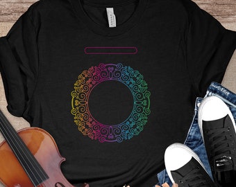 Rainbow O- Jersey Short Sleeve Tee, Colorful Mandala Shirt, Cute Spring Shirt, Essential Oils Shirt, Spiritual Shirt,  Trendy Apparel