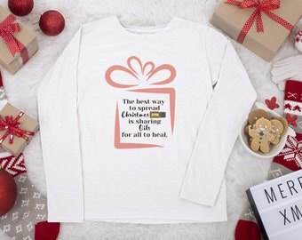 Christmas Cheer- Long Sleeve Crewneck Tee