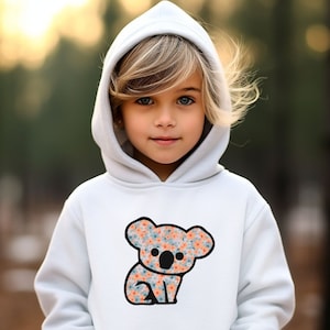 Adorable Koala Sweatshirt | Toddler Girl Hoodie | Koala Bear Hoodie | For  | Koala Shirt | Cute Animals Baby Gift | Boho Hoodie