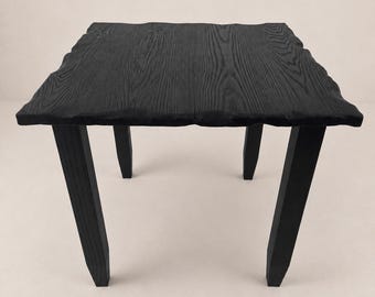 KURO - Custom-made Shou Sugi Ban Burnt Wood Dining Table - Etsy