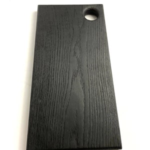 Yakisugi Cutting Board | Shou Sugi Ban Accent Board | Black Serving Platter