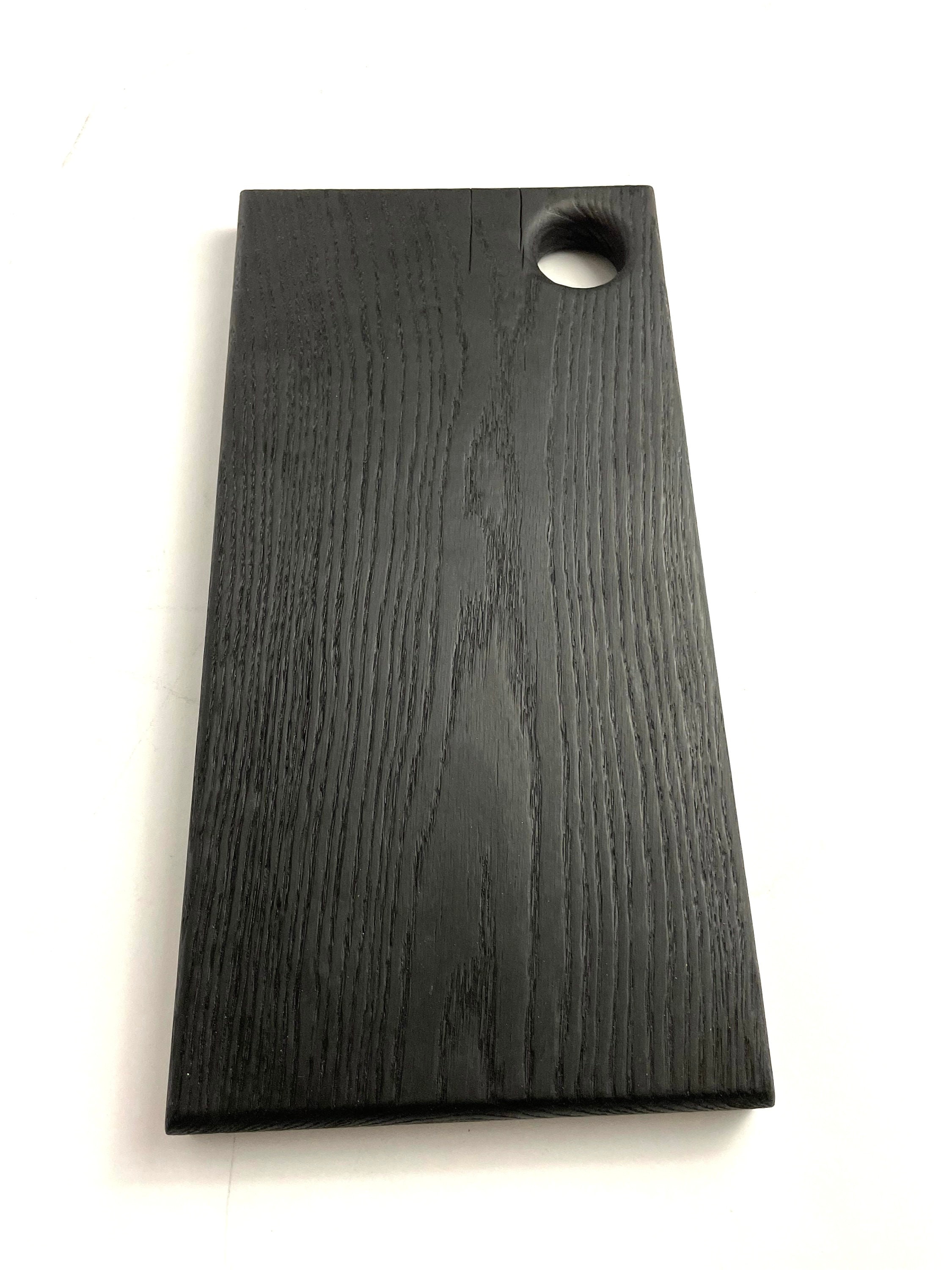 Yakisugi Cutting Board | Shou Sugi Ban Accent Board | Black Serving Platter