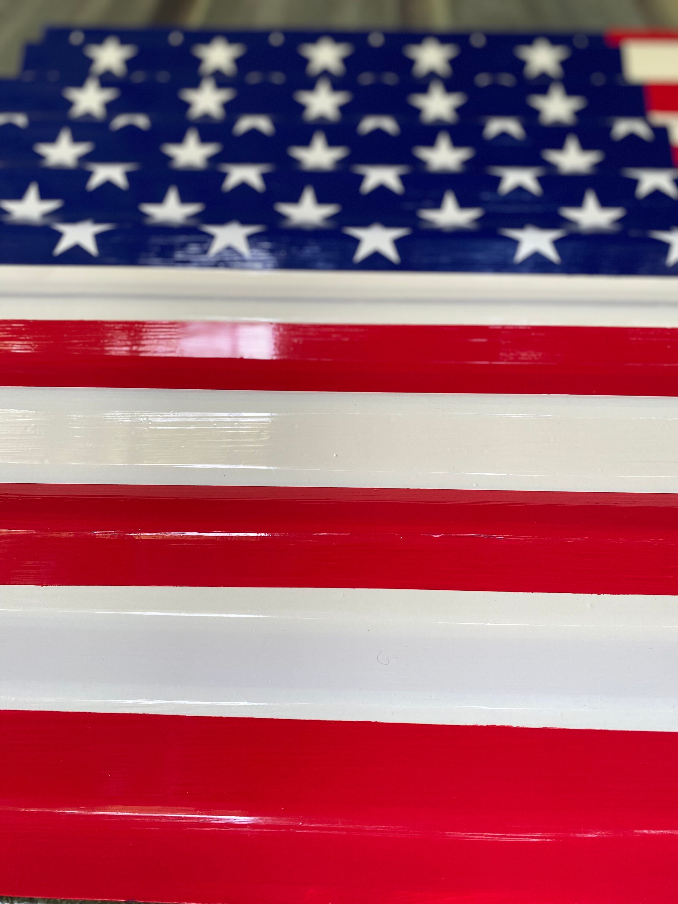 Metal USA Flag - Etsy