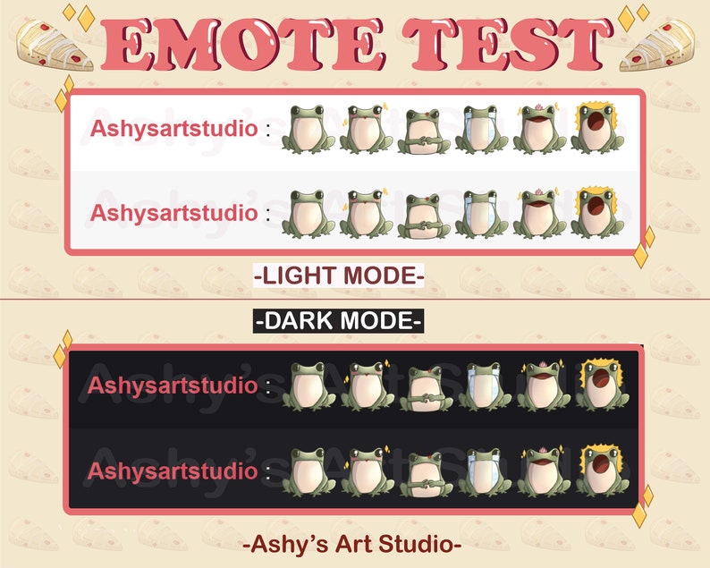 FROG EMOTES | Twitch | Youtube | Discord | Emote | Cute Frog Emote ...