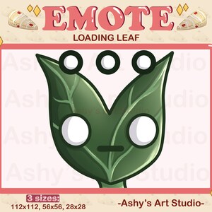 LOADING LEAF EMOTE | Twitch, Youtube, Discord, Emote, Leaf Emote, Streamer, Kingdom, The legend of emotes, plant emote, forest emote,