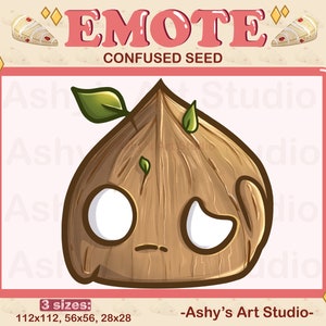 EMOTE SEME CONFUSO / Twitch, Youtube, Discord, emote, emote piantina, emote, pianta, emote alberello, emote foresta, emote foglia