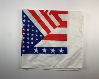 Vintage 1991 USA Flag Bandana