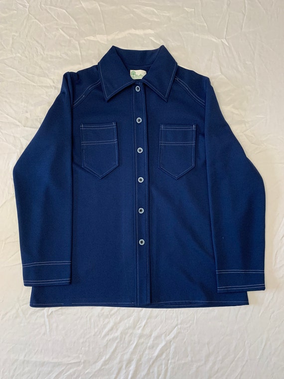 Vintage 1970s Alan Green Button Up Shirt