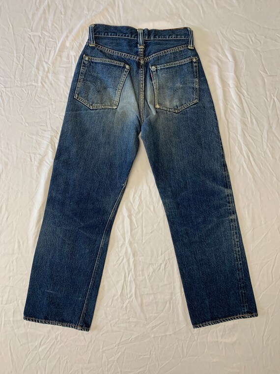 RARE Vintage 1940s 50s Selvedge Levi’s Gripper Zi… - image 2