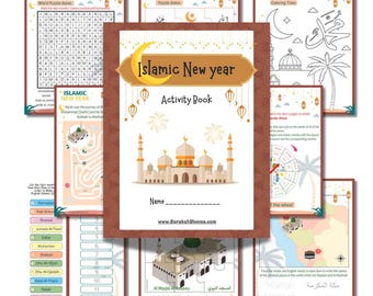 Islamische Aktivitäten für Kinder | Hijrah & Islamisches Neujahr | Islamischer Kalender Lernen | Moslemisches Kind | Islamische Lernspiele