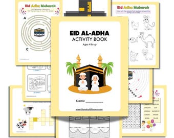 Druckbare Eid Al Adha Aktivitäten für Kinder | Eid Aktivitäten | Eid ul Adha Spiele | Hajj Aktivitäten zum Ausdrucken | Islamische Aktivitäten | Eid Geschenk