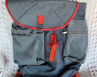 Mochila de mezclilla Vintage Wrangler Raro