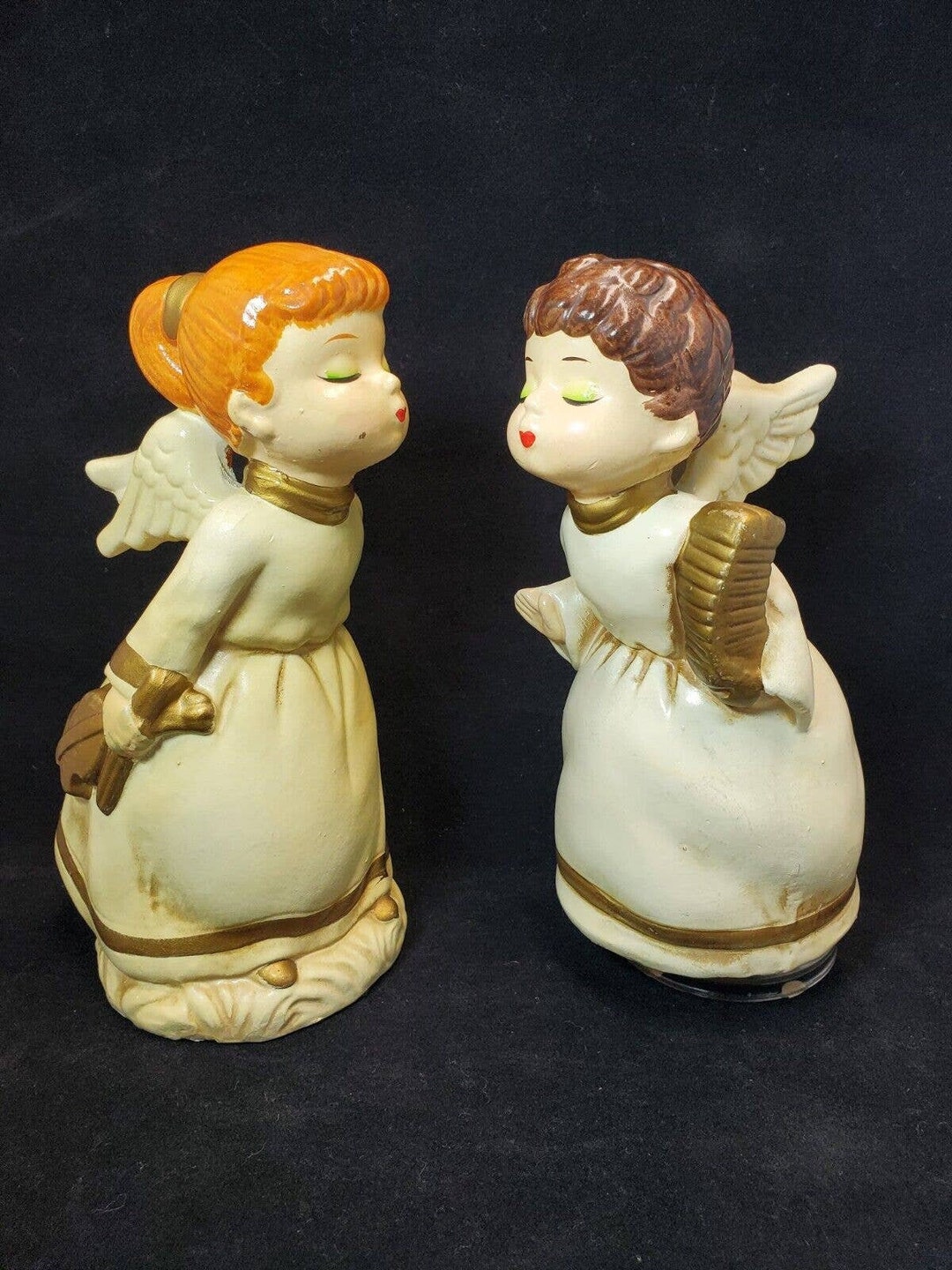1973 Vintage Berman & Anderson KISSING ANGEL'S Music Box Etsy